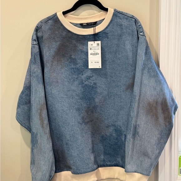 Zara Other - Zara Men’s shirt. Denim with waistband and zipper trim